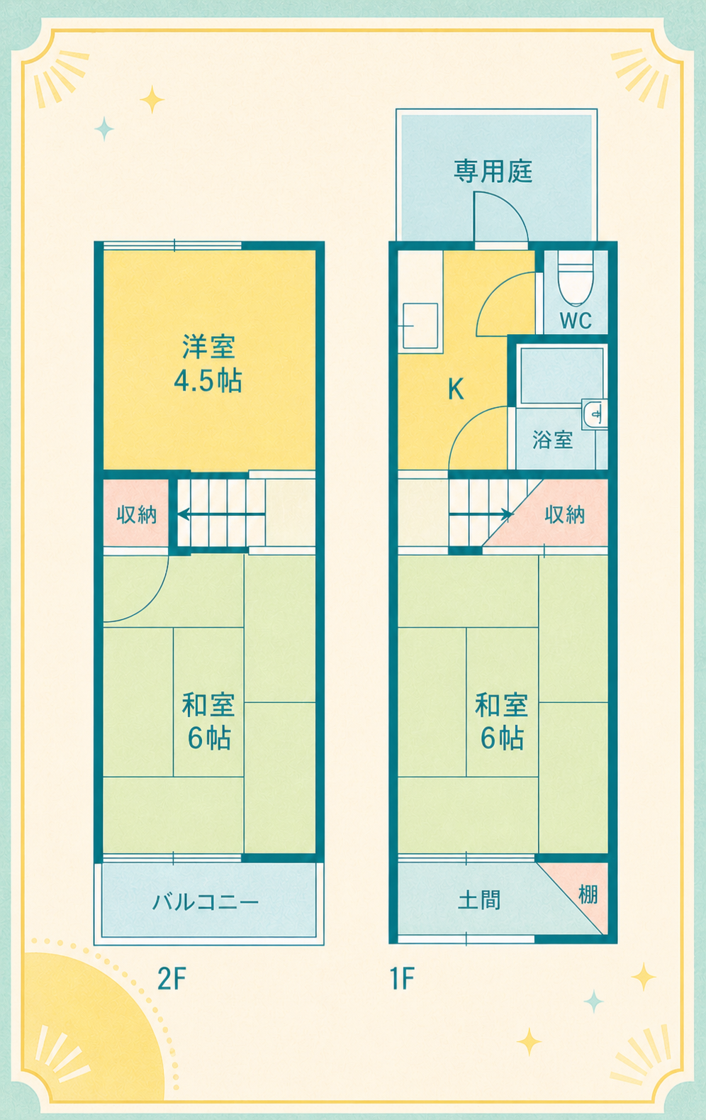 スタジオ間取り図